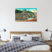 Vista House on Columbia River, Oregon Canvas Afdruk (Insitu (Slaapkamer))
