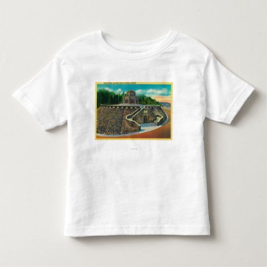 Vista House on Columbia River, Oregon Kinder Shirts (Voorkant)