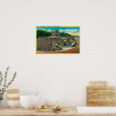 Vista House on Columbia River, Oregon Poster (Keuken)