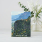 Vista House op Crown Point, Oregon Briefkaart (Staand voorkant)