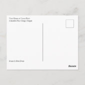 Vista House op Crown Point, Oregon Briefkaart (Achterkant)