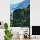 Vista House op Crown Point, Oregon Poster (Thuiskantoor)