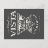 VISTA - SAN DIEGO CALIFORNIË BRIEFKAART (Voorkant)