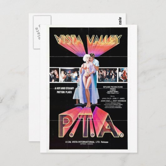 VISTA VALLEY P.T.A. BRIEFKAART (Voorkant / Achterkant)