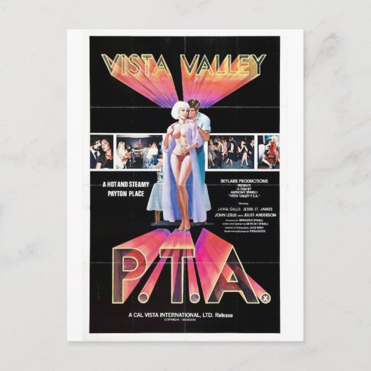 VISTA VALLEY P.T.A. BRIEFKAART (Voorkant)