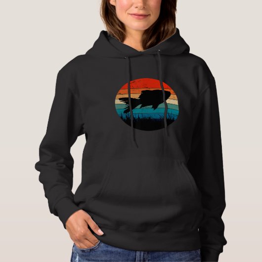 Vistank visser hoodie (Voorkant)