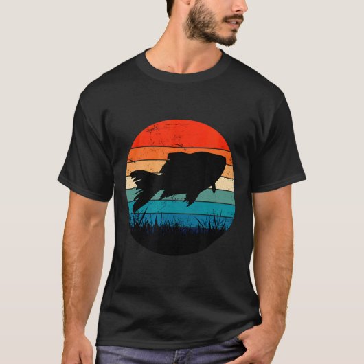 Vistank visser t-shirt (Voorkant)