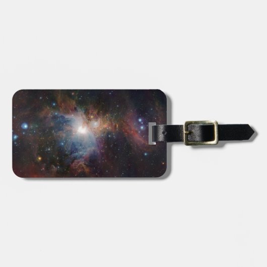 VISTA's infrarooduitzicht van de Orion Nebula Bagagelabel (Voorkant horizontaal)