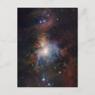 VISTA's infrarooduitzicht van de Orion Nebula Briefkaart