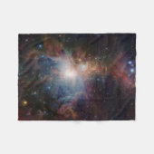 VISTA's infrarooduitzicht van de Orion Nebula Fleece Deken (Voorkant (Horizontaal))