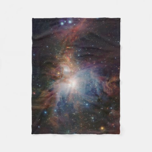 VISTA's infrarooduitzicht van de Orion Nebula Fleece Deken (Voorkant)