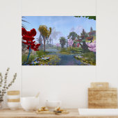 Vistas van het Astral Plane Poster (Keuken)