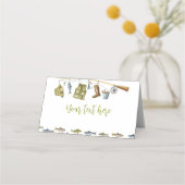 Viste Boy Birthday Food Place Card Whale Plaatskaartje (Achterkant)