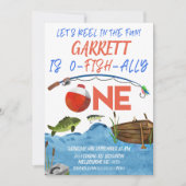 Viste reel in fun officieel een 1e verjaardag kaart (Voorkant)