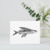  vistekening briefkaart (Staand voorkant)