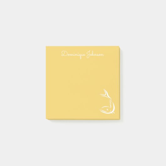 Vistekening gepersonaliseerde Post-it® notes (Voorkant)