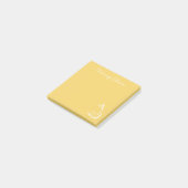 Vistekening gepersonaliseerde Post-it® notes (Schuin)