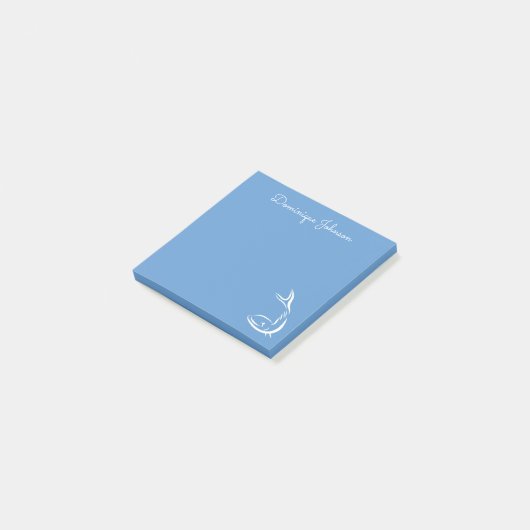 Vistekening gepersonaliseerde Post-it® notes (Schuin)