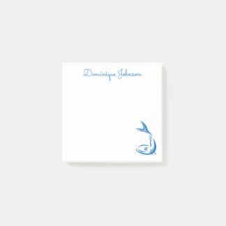 Vistekening gepersonaliseerde Post-it® notes