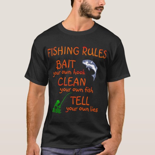 Vistekening T-shirt (Voorkant)