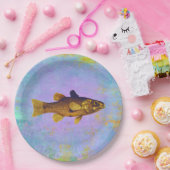 vistekenstijl papieren bordje (Feest)