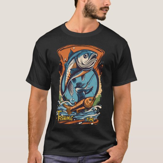 Vistijd T-shirt (Voorkant)