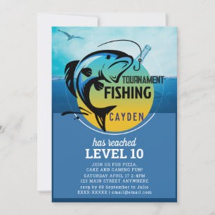 vistoernooi Verjaardag Uitnodigen Kaart