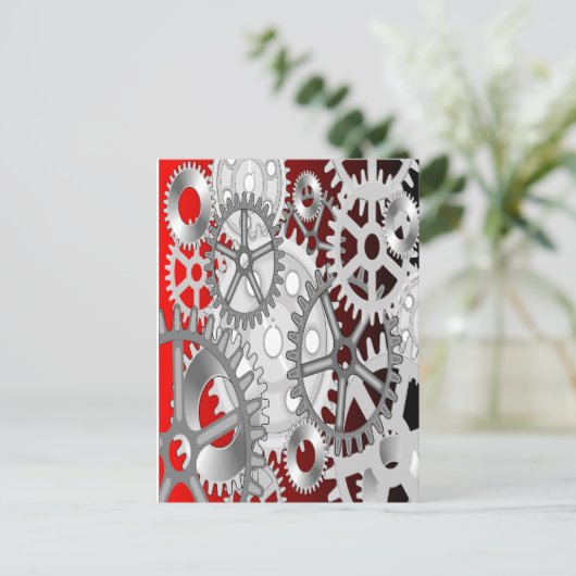 Vistuig Briefkaart (Staand voorkant)