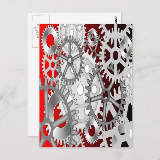 Vistuig Briefkaart (Voorkant / Achterkant)