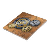 Vistuig en zeilen tegeltje (Zijkant)