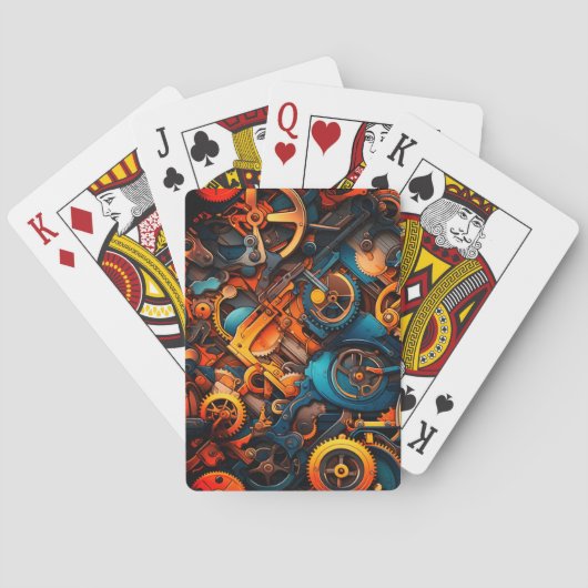 Vistuig Pokerkaarten (Achterkant)