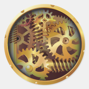 VISTUIG RONDE STICKER