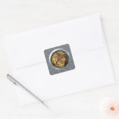 VISTUIG VIERKANTE STICKER (Envelop)