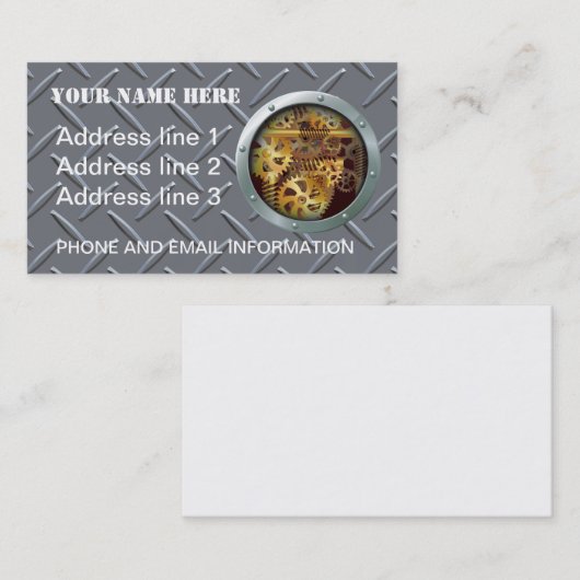 VISTUIG VISITEKAARTJE (Voorkant / Achterkant)