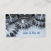 Vistuig Visitekaartje (Achterkant)