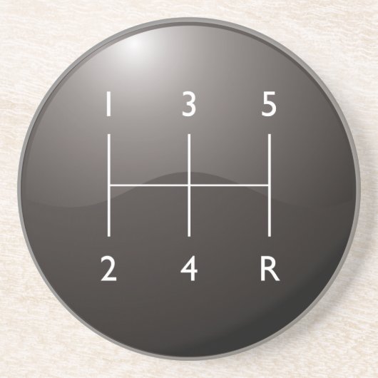 Vistuig Zandsteen Onderzetter (Voorkant)