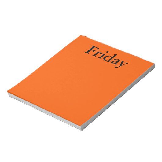 Visual Agenda Tools Day of the Week Freedom Notes Notitieblok (Linkerzijde)