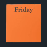 Visual Agenda Tools Day of the Week Freedom Notes Notitieblok<br><div class="desc">Visual Calendar Tools Days van de Week Vrijdag Nota's - voor de Kleur van de Taal Gecodeerde de AanpassingsHulpmiddelen CricketDiane van de Kalender en Ontwerp - Vrijdag, Kalender, Dagen van de Week, Visual Calendar Tools, vandaag zijn Notitieblokken, Visual Identifiers Days of the Week Tools, Visual Color Coded Organizing Tools Calendar...</div>