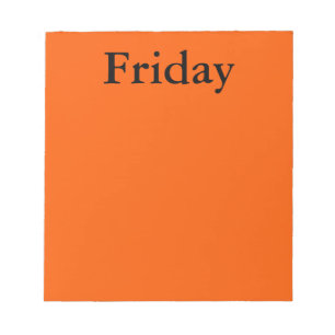 Visual Agenda Tools Day of the Week Freedom Notes Notitieblok