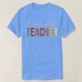 Visual Arts Teacher leopard Fall Autumn Lovers Tha T-shirt (Design voorkant)