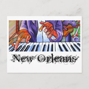 Visual Blues: Artist Kaarten: New Orleans, Verenig Briefkaart