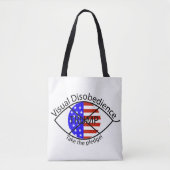 Visual Disobedience canvas tas (Voorkant)