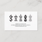 Visual Merchandiser Stylist Professional Visitekaartje (Achterkant)