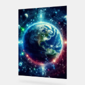 Visual Multiverse Theory Parallel Universes on a Acryl Bord (Hoek)