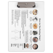 Visual Pain Assessment Doctors Office Klembord (Voorkant)