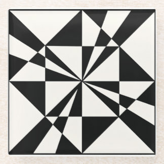 Visual Pull | Modern Glazen Onderzetter