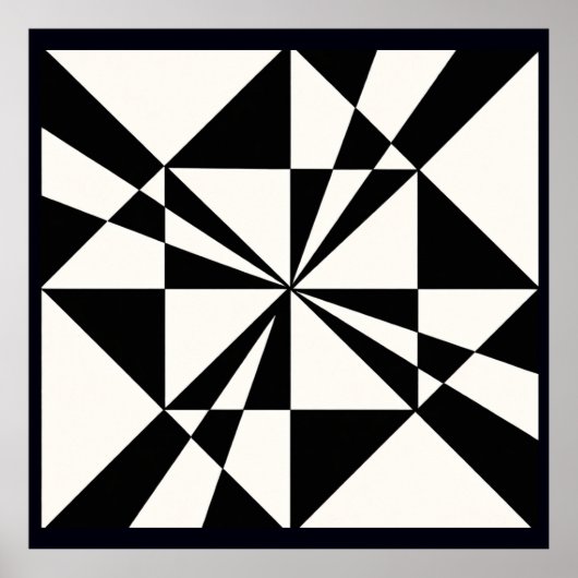 Visual Pull | Modern Stretched Canvas Print (Voorkant)