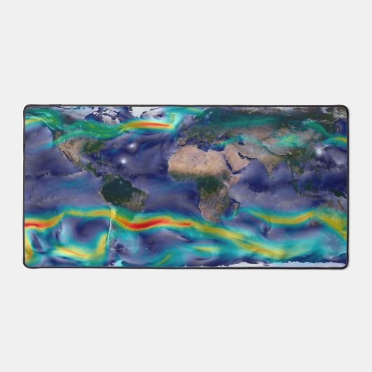 Visualisatie van de wereldenwind. bureaumat (Voorkant)