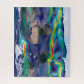 Visualisatie van de wereldenwind. legpuzzel (Verticaal)