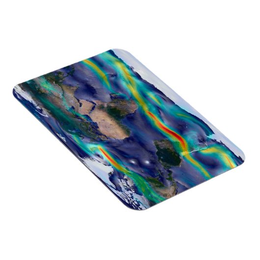 Visualisatie van de wereldenwind. magneet (Rechterzijde)